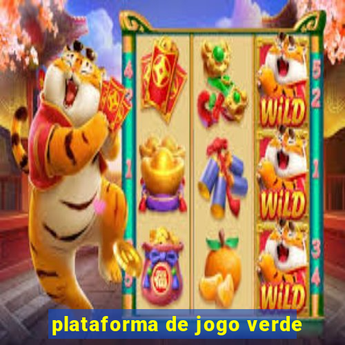 plataforma de jogo verde